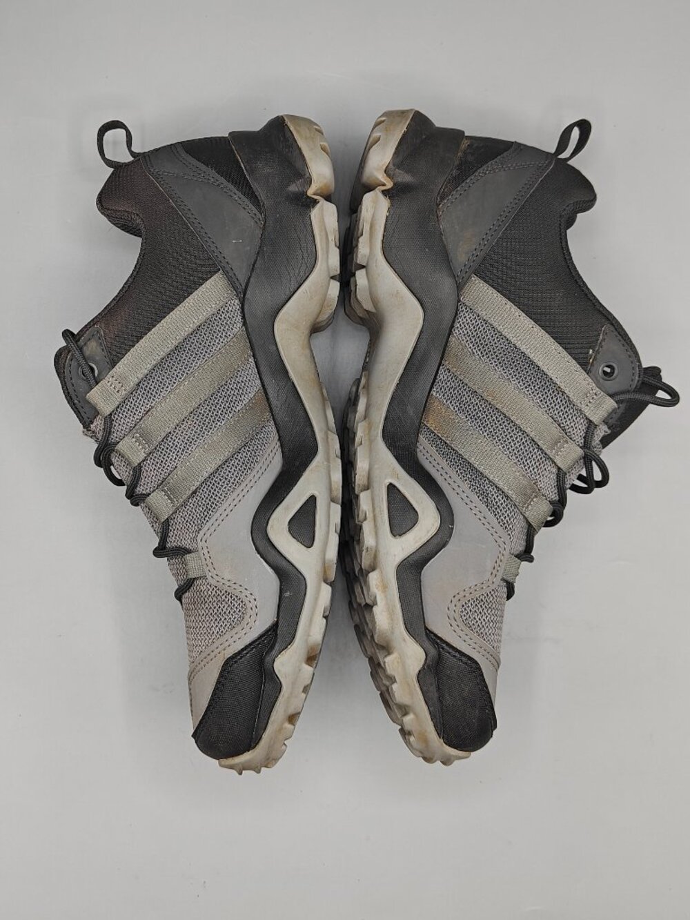 Adidas Terrex AX2R CM7728 Men's 9 Gray Black Trail Hiking Shoes Sneakers - Picture 7 of 12